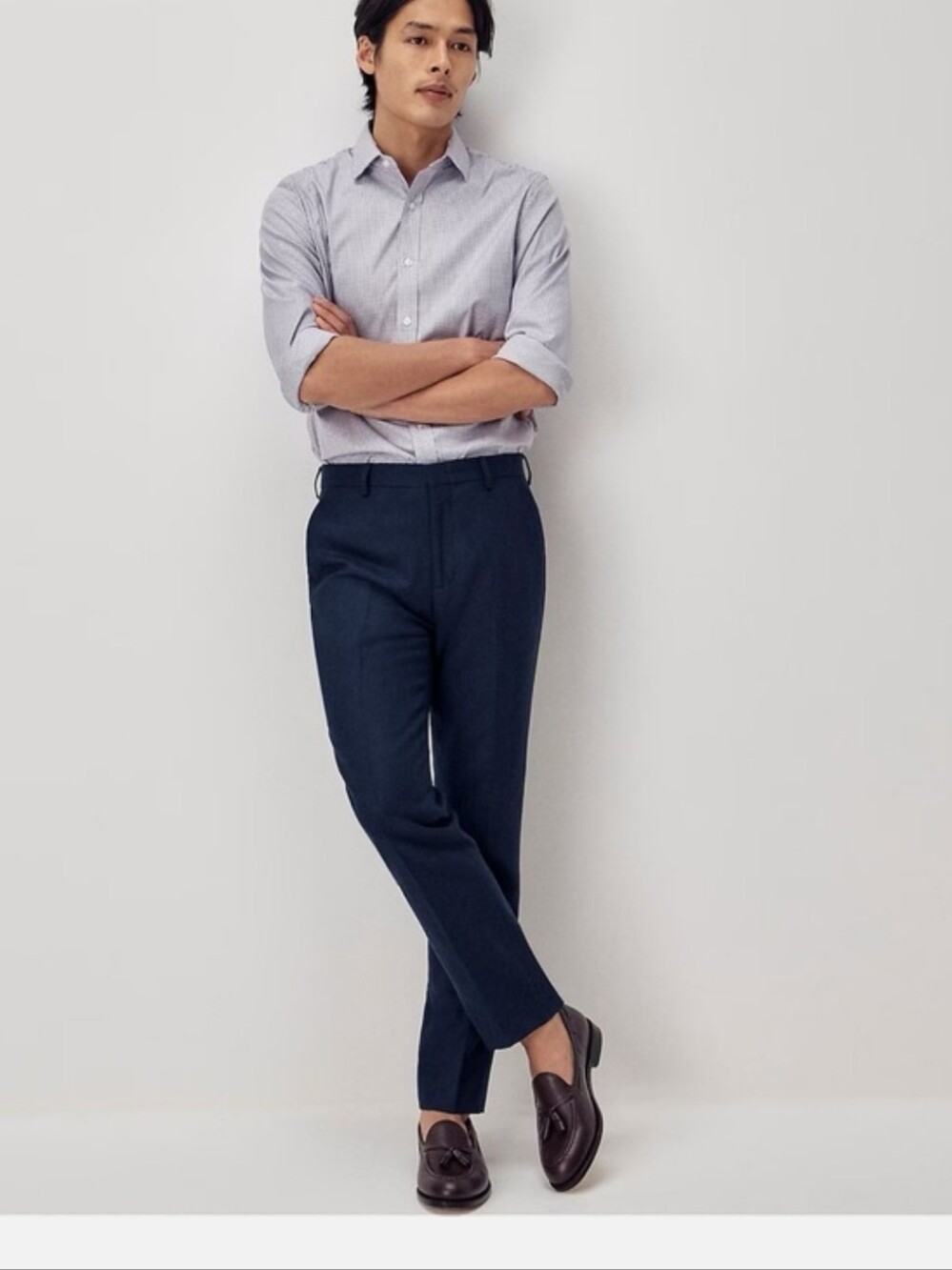 J. CREW Ludlow Slim-fit suit pant in Italian wool Navy Size 33 30 NWD $250 43966